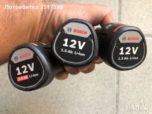 Батерии Bosch 12 V , снимка 2 - Други инструменти - 51563365