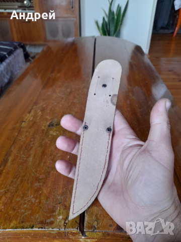 Стара кожена кания за нож #14, снимка 5 - Други ценни предмети - 44744574