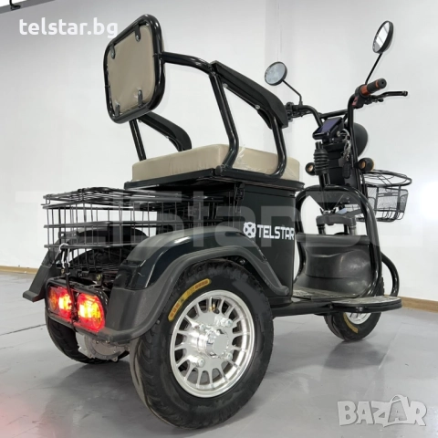 Електрическа триколка 1+1 TS-750++ NEW 48V 1500W Нов модел 2025 със задно предаване с диференциал и , снимка 11 - Мотоциклети и мототехника - 52407150