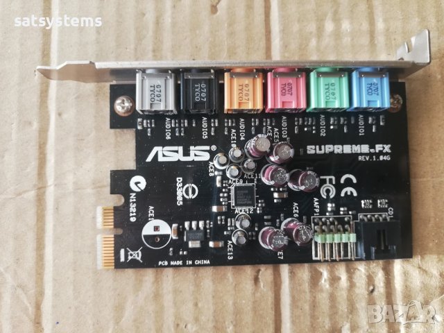 Звукова карта Asus Supreme-FX Striker Extreme REV:1.04G 7.1 Channel PCI-Express, снимка 6 - Други - 42143084