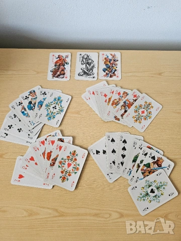 Стари карти за игра, снимка 4 - Колекции - 53293258