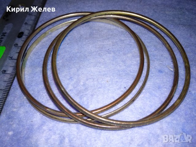 ЧЕТИРИ БРОНЗИРНИ ГРИВНИЧКИ от НЕРЪЖДАЕМА СТОМАНА 37948, снимка 5 - Гривни - 40810826