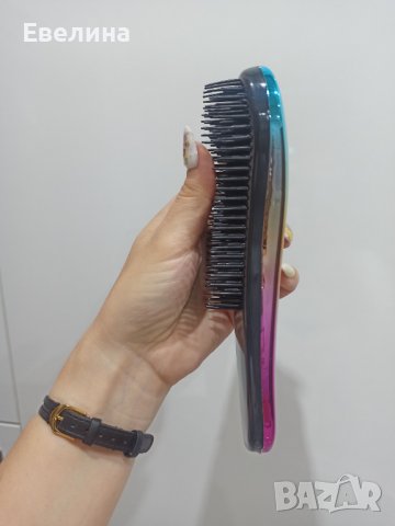 Четка за коса тип Tangle teezer, голяма, нова, снимка 6 - Продукти за коса - 41464022