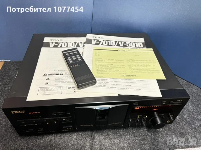 Дек TEAC V-5010 с дистанционно и сервизни книжки