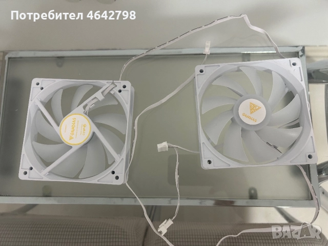 Вентилатори за охлаждане (2) NOTUS M1-1201 WH ARGB 120 mm