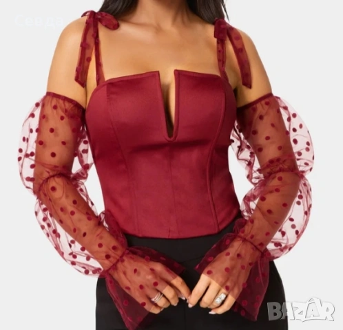 Бюстие, блуза, размер М - марка bebe