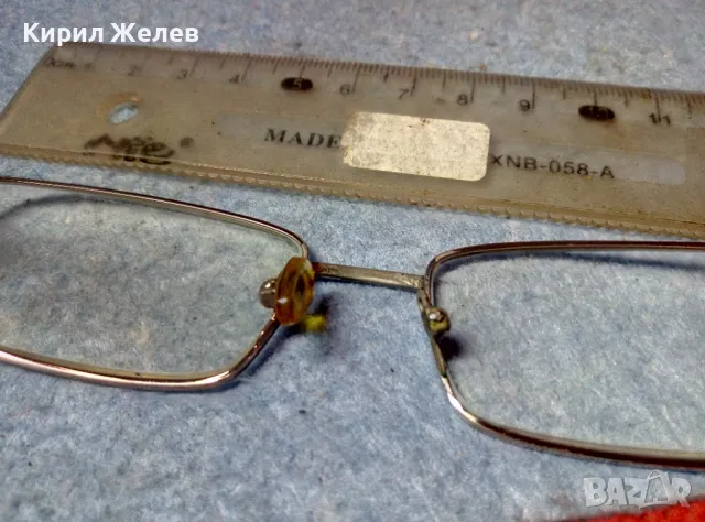 СТАРИ ДИОПТРИЧНИ ХЕЛИОМАТИК ОЧИЛА с ПОЗЛАТА по РАМКАТА и НУЖДА от ЛЕК РЕМОНТ 47700, снимка 10 - Слънчеви и диоптрични очила - 47540400