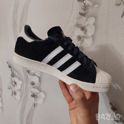 маратонки / кецове  Adidas Superstar 80s номер 38 велур, снимка 3 - Маратонки - 47918459