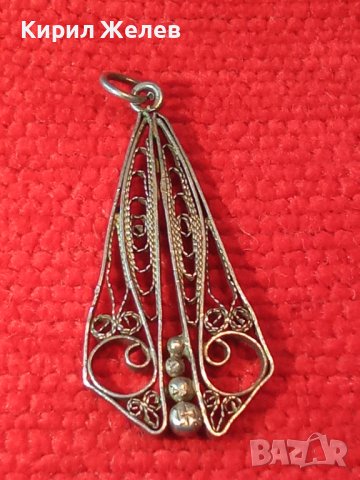 19 Век СРЕБЪРНА ВИСУЛКА РЕТРО МЕДАЛЬОН ФИЛИГРАННО СРЕБРО ВИСОКА ПРОБА РЪЧНА МАЙСТОРСКА РАБОТА 18105, снимка 12 - Антикварни и старинни предмети - 39378828