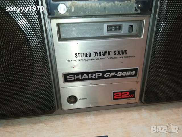 SHARP GF-9494H MADE IN JAPAN 1408231423LK, снимка 4 - Радиокасетофони, транзистори - 41852462