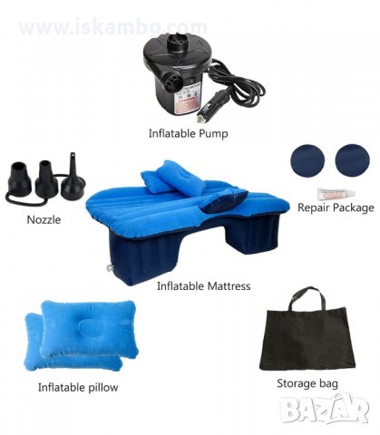 НАДУВАЕМО ЛЕГЛО, МАТРАК ЗА КОЛА - код 2484, снимка 7 - Аксесоари и консумативи - 33939055