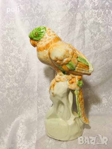 голяма порцеланова статуетка папагал , снимка 8 - Статуетки - 40035205