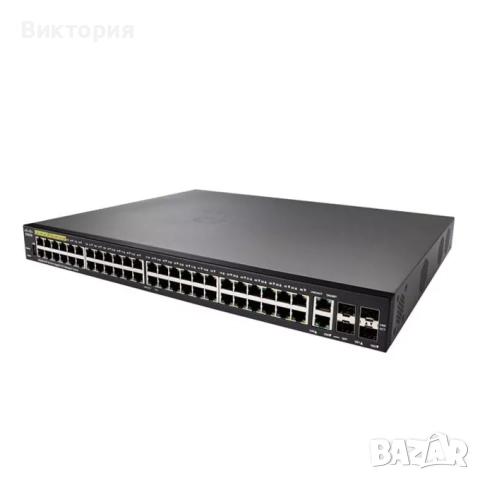 Суич Cisco SG350-52P, 1000Mbps, 48 порта
