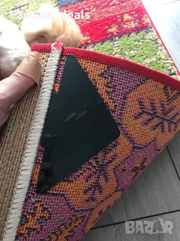 Нови 10бр. двустранна нехлъзгащи ленти за килими/Многократна употреба, снимка 6 - Други стоки за дома - 41595729