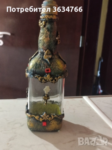 декоративно ,ръчно рисувано шише, снимка 6 - Декорация за дома - 50847705