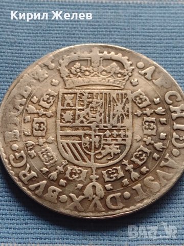 Монета 1649г. Филип трети Патагон Испански Брабант 34949, снимка 1 - Нумизматика и бонистика - 42711027