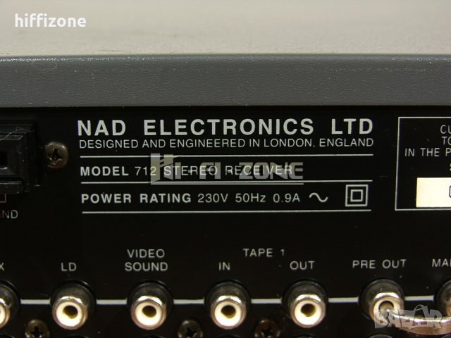 РЕСИВЪР  Nad model 712 , снимка 9 - Ресийвъри, усилватели, смесителни пултове - 40334048