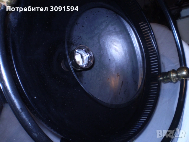 Висяща лампа от метал и стъкло , снимка 4 - Полилеи - 51830852