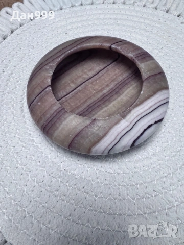 Пепелник от оникс или мрамор, снимка 2 - Други - 53439336