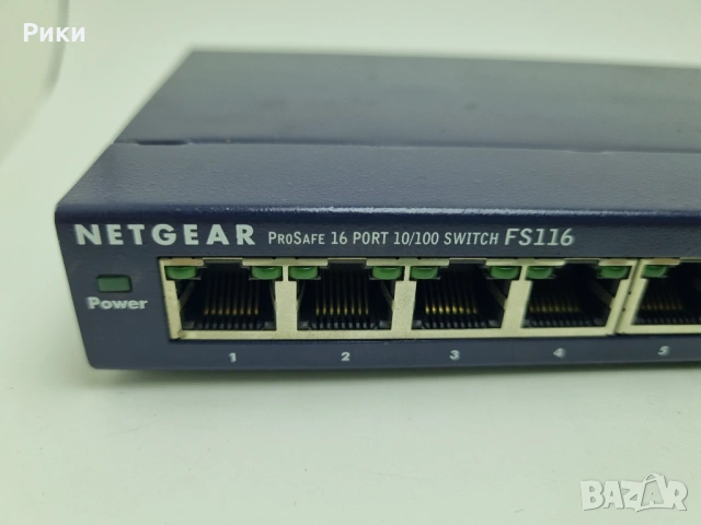 Суич Netgear FS116 Pro/ NETGEAR GS108, снимка 4 - Суичове - 53867333