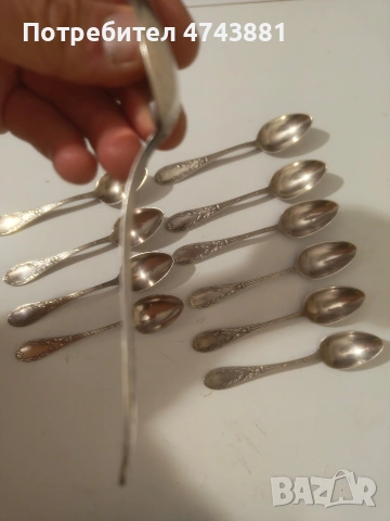 Лъжички посребрени, снимка 8 - Прибори за хранене, готвене и сервиране - 53743864