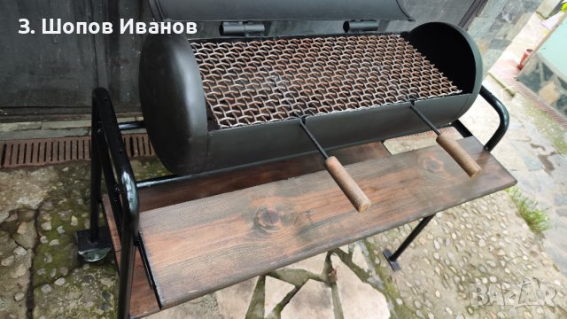  Барбекю на дървени въглища, снимка 6 - Барбекюта - 41243826