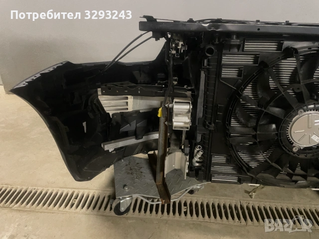 Напълно окомплектована предна броня и преден панел за BMW 5 G60 LCI M SPORT, снимка 10 - Части - 53801958