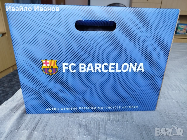 Scorpion Exo R1 Evo Air FC Barcelona Размер L, снимка 11 - Аксесоари и консумативи - 53720506