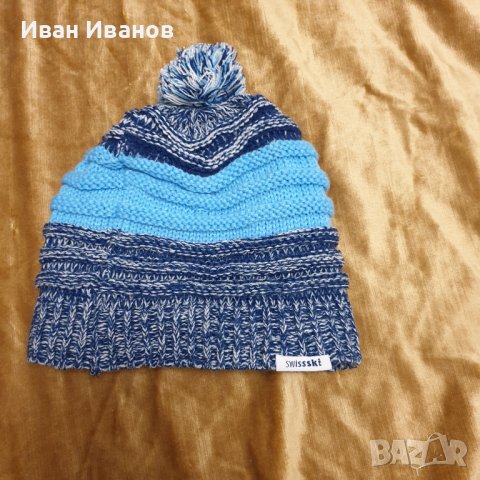 Оригинална зимна шапка  на Swissski, снимка 4 - Шапки - 39595432