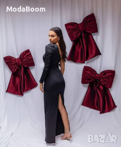 Дълга официална дамска рокля , снимка 4 - Рокли - 48286299