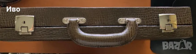 Чисто нов кожен куфар от соца модел 11517 от 1979г, снимка 2 - Антикварни и старинни предмети - 49959598