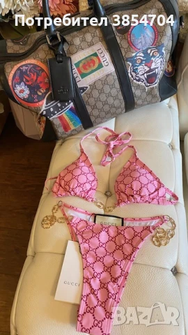 бански бикини S/M/L* Gucci TECHNICAL Bloom*thong, снимка 11 - Бански костюми - 51366287
