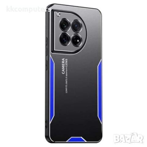 OnePlus Ace 3 5G / 12R 5G Удароустойчив Aluminum Alloy+TPU+PC Калъф и Протектор, снимка 3 - Калъфи, кейсове - 51263285