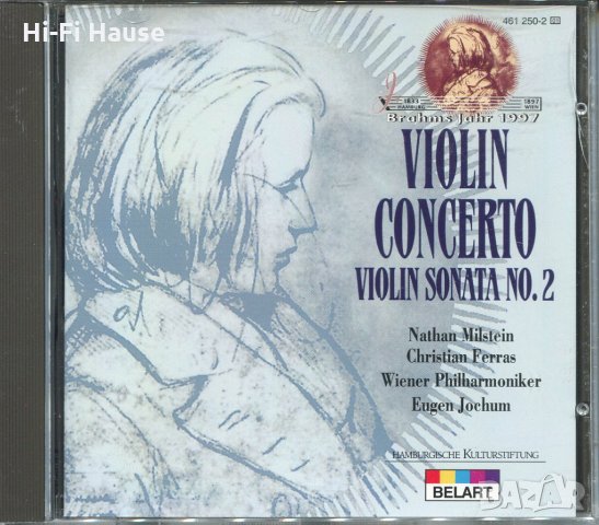 Brahms Jahr-Violin Concerto-Violin Sonata 2, снимка 1 - CD дискове - 34602570