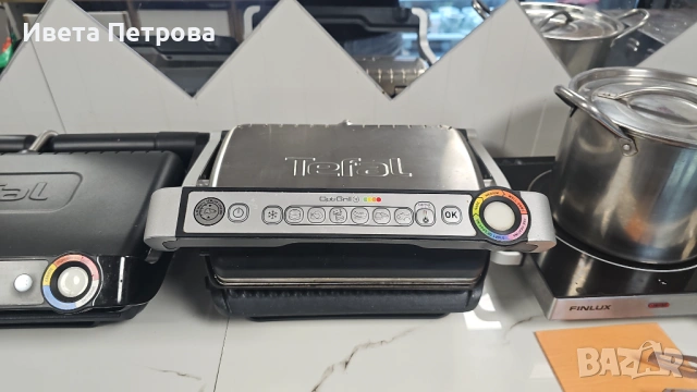 Грил преса Tefal Optigrill+ използвана