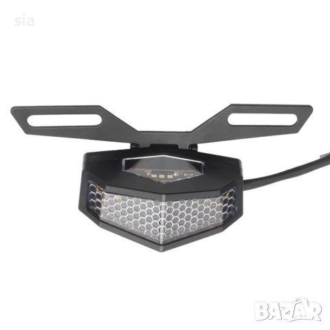 Стоп за мотор и осветление за номер, 12V, 4,7*10,5*5,1см , снимка 2 - Части - 44505971