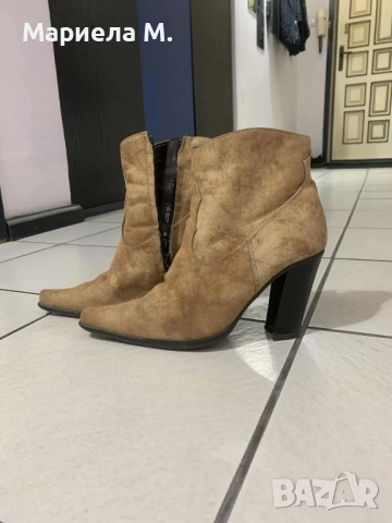 Боти, 36, естествен велур, отлични