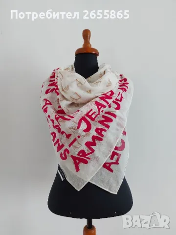 ARMANI JEANS дамски шал, снимка 5 - Шалове - 48403413