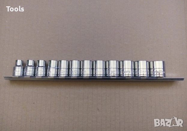 SIGNET 12 броя 3/8 камъни вложки 12стенни хром ванадий MADE IN UK