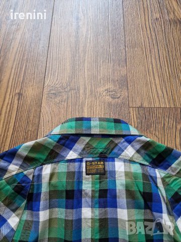 Страхотна мъжка риза G STAR RAW,   размер L , снимка 8 - Ризи - 41813116