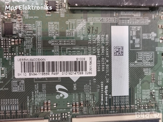 MainBoard - BN41-02568A = Samsung UE55MU6400SXXN, снимка 2 - Части и Платки - 51859146