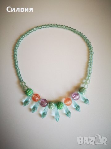 колие неразличимо отново имитиращо чешки камъни, снимка 1