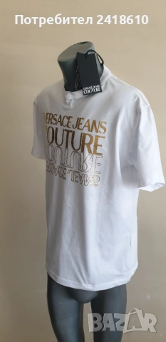 Versace Jeans Couture Cotton Regular Fit Mens Size S НОВО! ОРИГИНАЛ! Мъжка Тениска!, снимка 6 - Тениски - 51797903