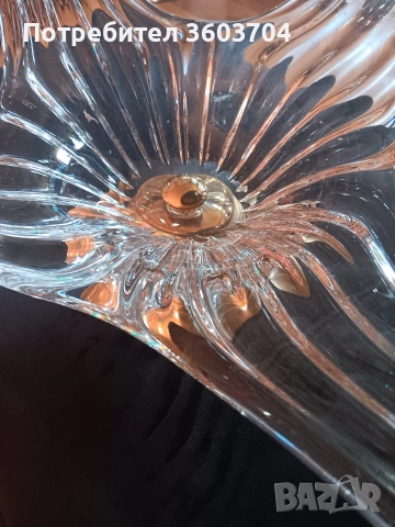 кристална фруктиера, снимка 3 - Декорация за дома - 53534121