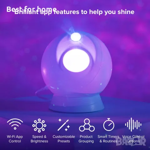 BlissLights Sky Lite Evolve - WiFi  Звезден проектор, снимка 3 - Детски нощни лампи - 48342761