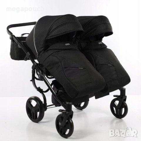 Бебешка количка Junama Mirror Satin Duo 2в1, 3в1 НОВА, снимка 15 - Детски колички - 42081956
