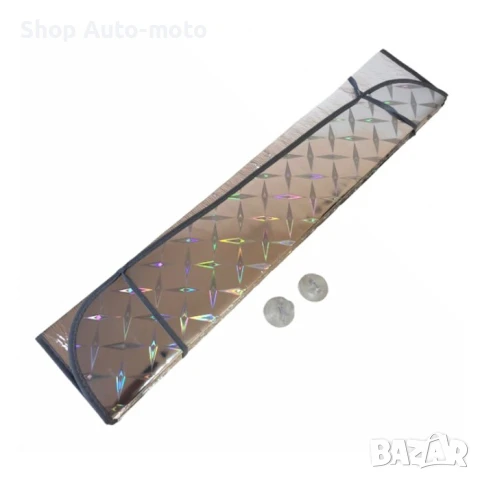 Сенник за предно стъкло Automat, Тип хармоника, Твърд, 140x70см, снимка 3 - Аксесоари и консумативи - 50652937