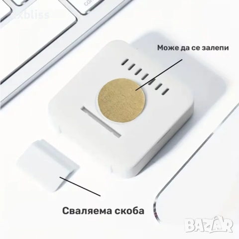 Магнитен мини дигитален термометър и хигрометър, снимка 7 - Други стоки за дома - 53397412