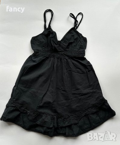 Черен бохо топ с презрамки