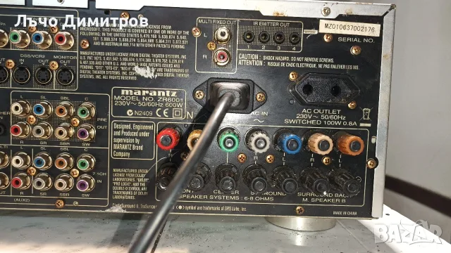 MARANTZ     ZR6001, снимка 9 - Ресийвъри, усилватели, смесителни пултове - 55780116